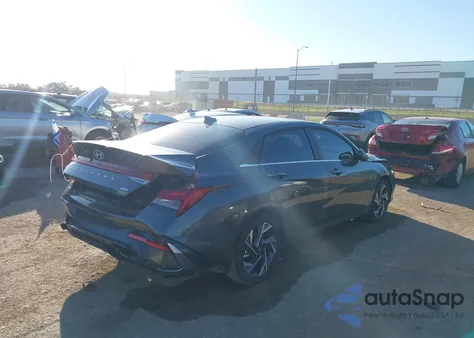 2025 Hyundai Elantra Hybrid Limited из США, поврежденный, VIN KMHLN4DJXSU146664